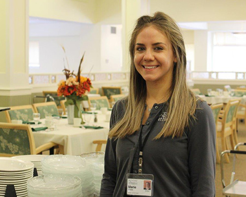 Senior Dining Room Attendant, Estelle