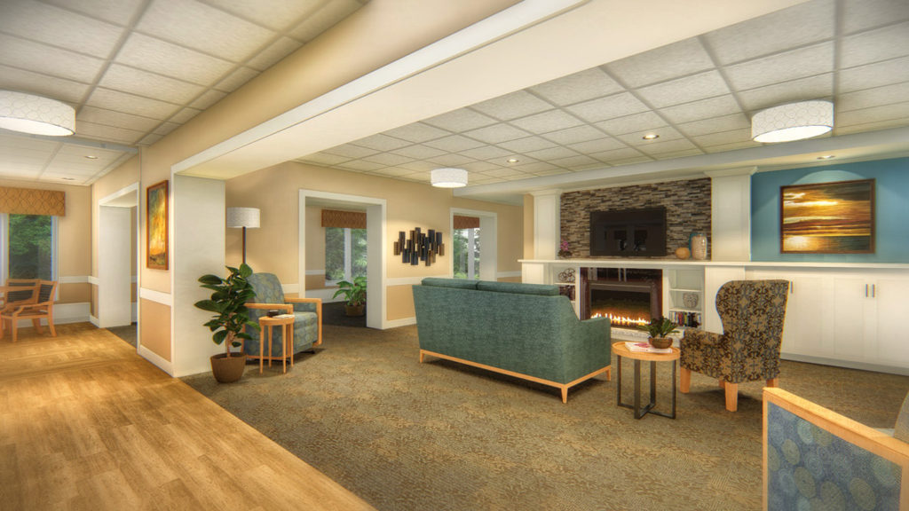 Skilled nursing living room